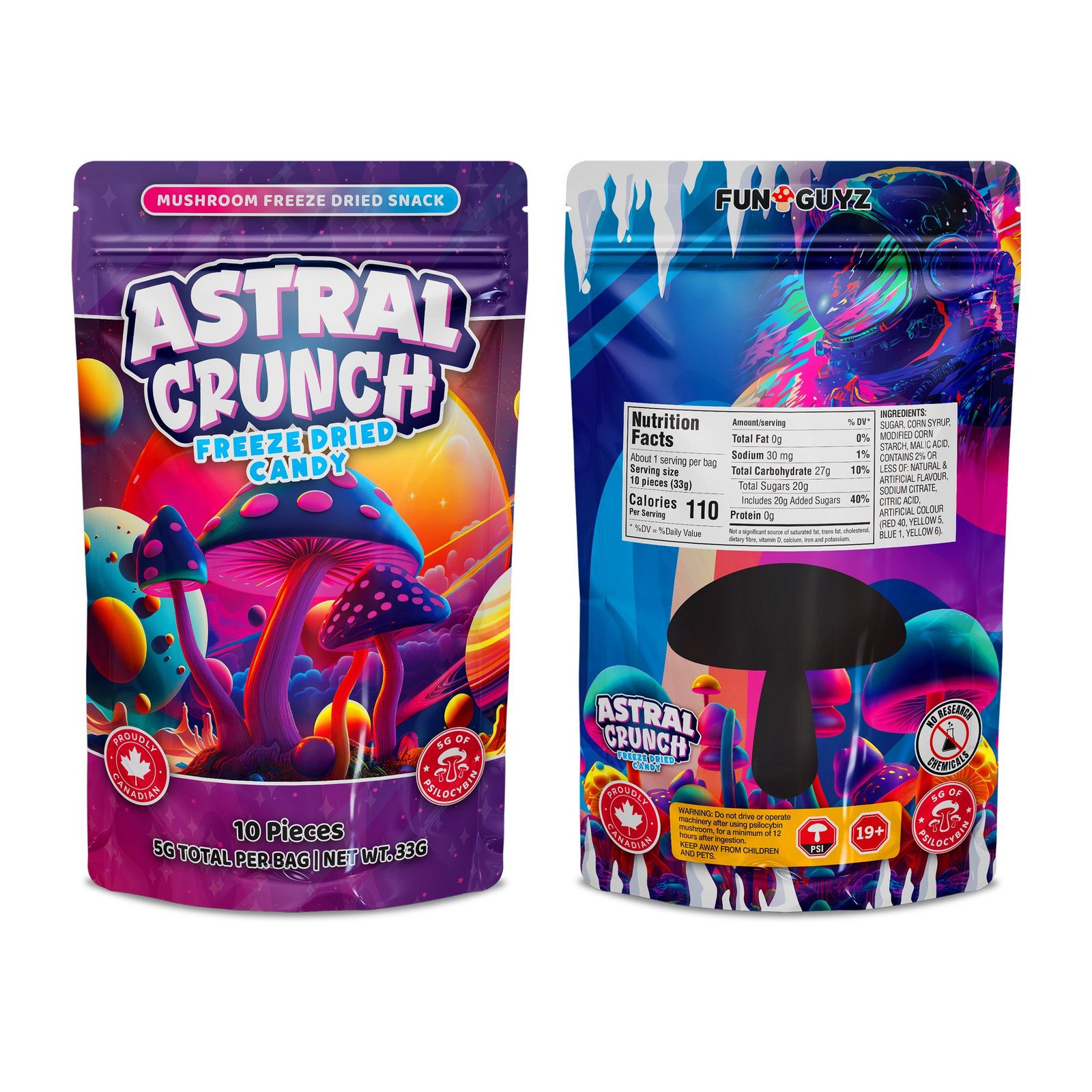 Astral Crunch 5g – Psilocybin Infused Freeze Dried Candy Astral Crunch 5g – Psilocybin Infused Freeze Dried Candy